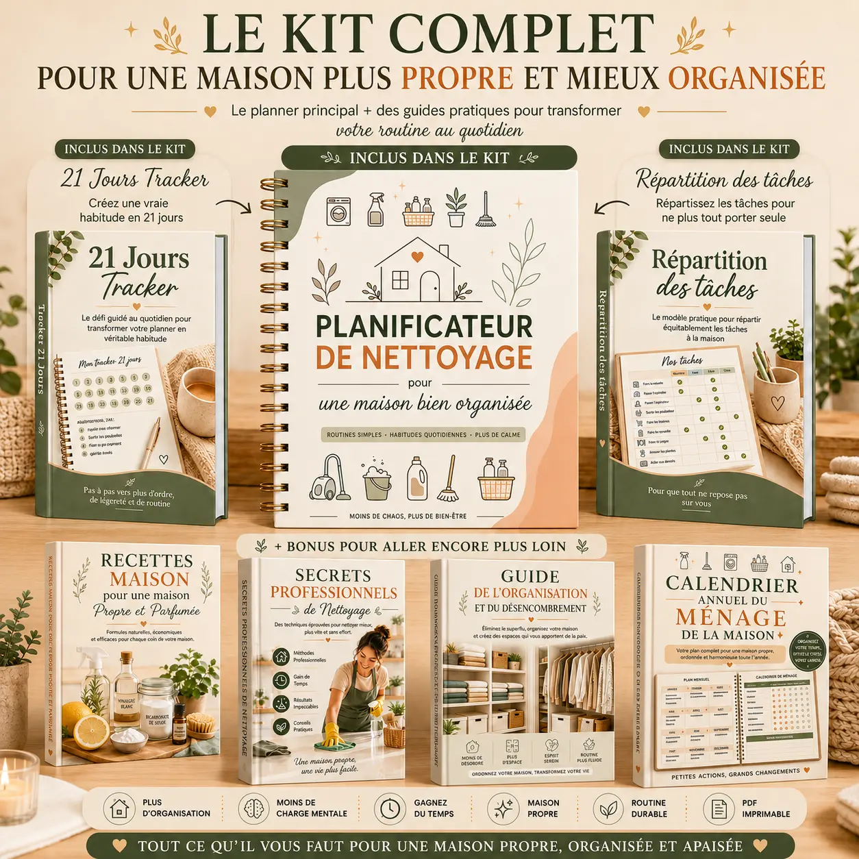 Kit Complet - Planificateur + Bonus + Kit de mise en pratique